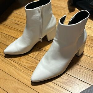 Madden Girl White Boots - Never Worn